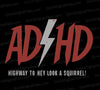 "AD-HD Rock 'n' Roll Design with Lightning Bolt"