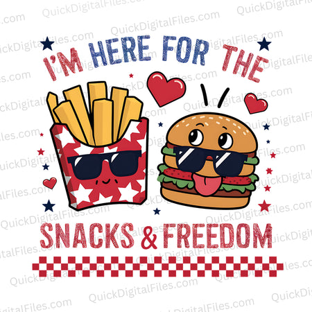 "Patriotic Snacks & Freedom Design"