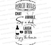 "Relax on the Porch SVG for serene outdoor decor projects."