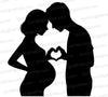 Romantic Couple Silhouette SVG for Cricut
