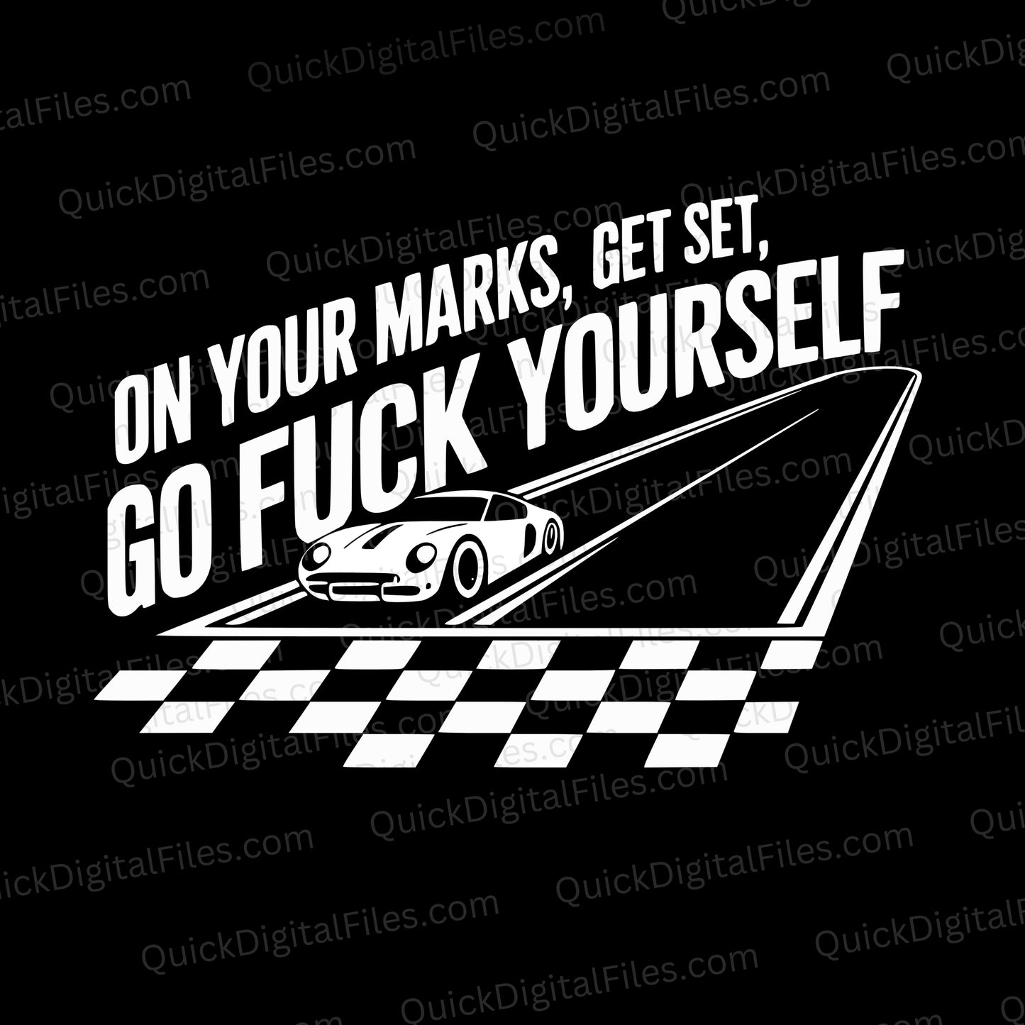 Go f*** yourself SVG funny design

