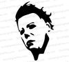 "Michael Myers Halloween SVG graphic for horror enthusiasts"