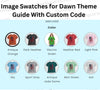 Shopify Swatches Custom Code - Color & Image Swatches for Dawn Theme

