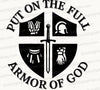 Armor of God Shield Emblem SVG