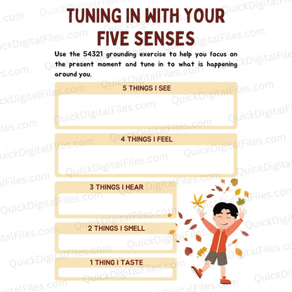 Daily mindfulness journal for children
