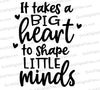 Inspirational educator SVG quote for daycare and teaching projects