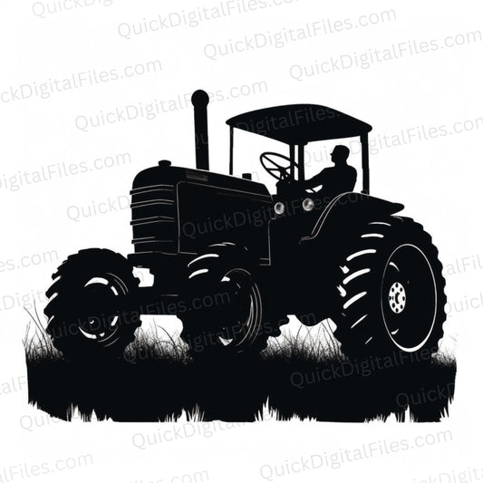 Tractor Silhouette