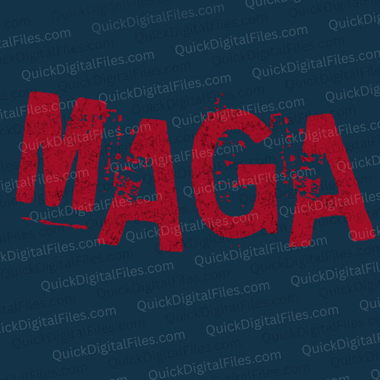 MAGA vintage distressed text PNG
