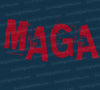 MAGA vintage distressed text PNG
