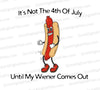 Patriotic wiener graphic for 4th of July celebrationsPatriotic wiener graphic for 4th of July celebrations