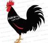 Colorful rooster SVG for farmhouse style enthusiasts