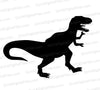 T-Rex silhouette SVG file for Cricut projects.
