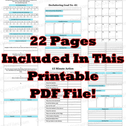 Extreme decluttering checklist for deep cleaning & organization
