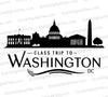 Class Trip to Washington DC: Skyline Graphic Art SVG PNG JPEG Download