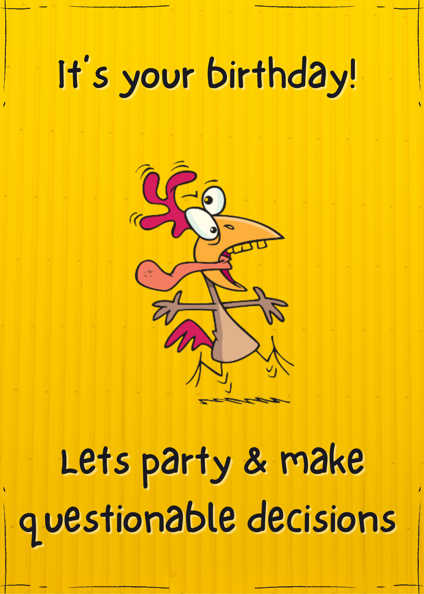 "Printable Humorous Birthday Card for Adults"