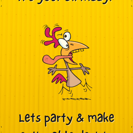 "Printable Humorous Birthday Card for Adults"