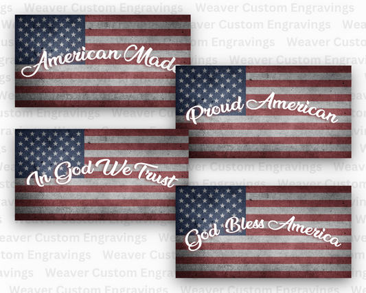 Distressed Rustic American Flags Digital Pack - Patriotic Designs