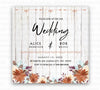 Chic customizable wedding invitation digital template