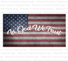 'In God We Trust American flag design with Second Amendment theme' digital artwork.