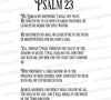 Psalm 23 full scripture design in SVG format
