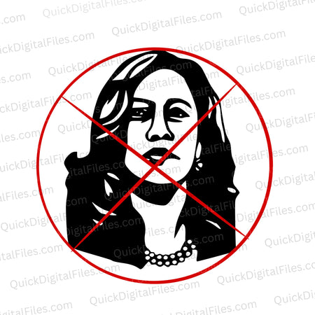 Anti-Kamala Harris SVG