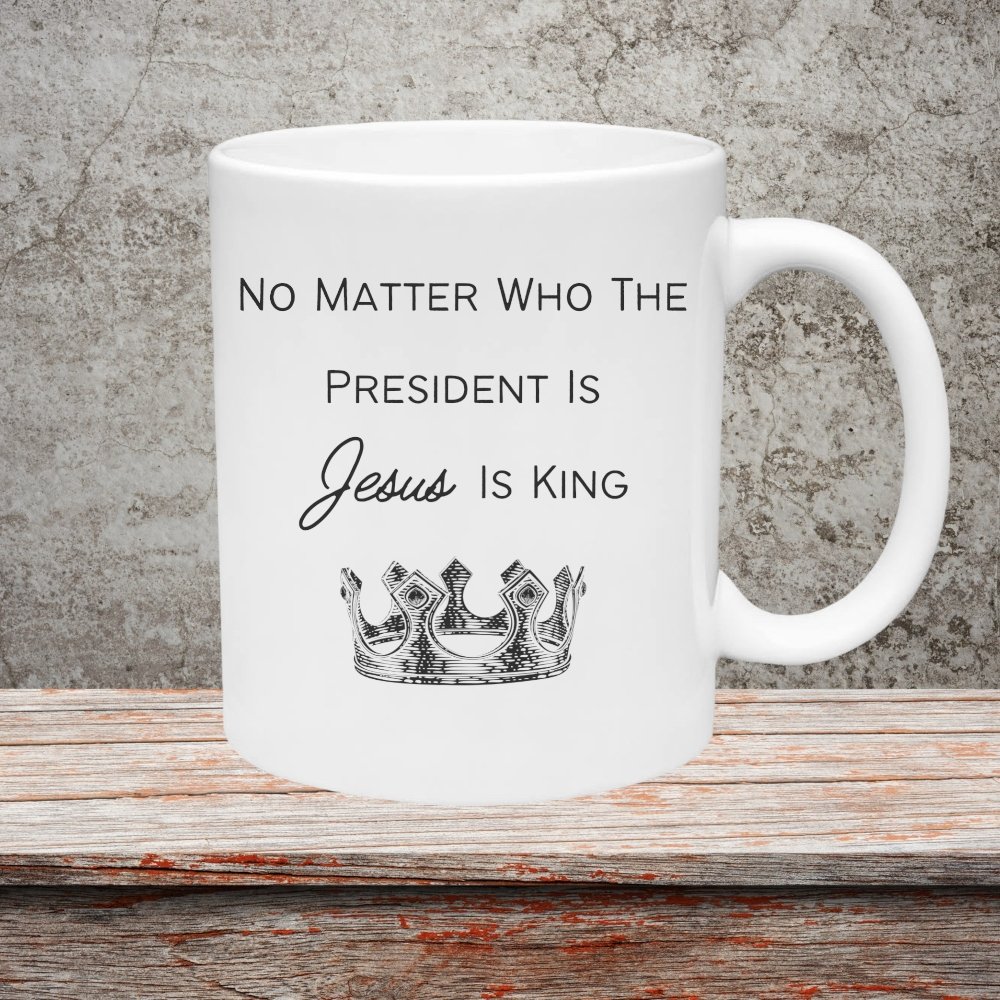 Faith-inspired graphic collection transcending political changes.