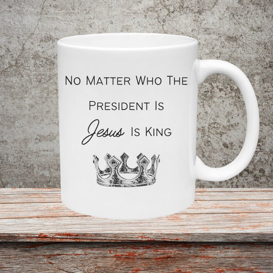 Faith-inspired graphic collection transcending political changes.