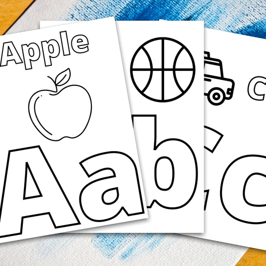 Digital Alphabet Adventure Coloring Book for hands-on learning and fun.