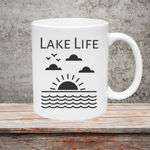 Calming Lake Life SVG PNG PDF for tranquil home decor and crafts