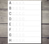 Alphabet Handwriting Practice Sheets for early childhood education