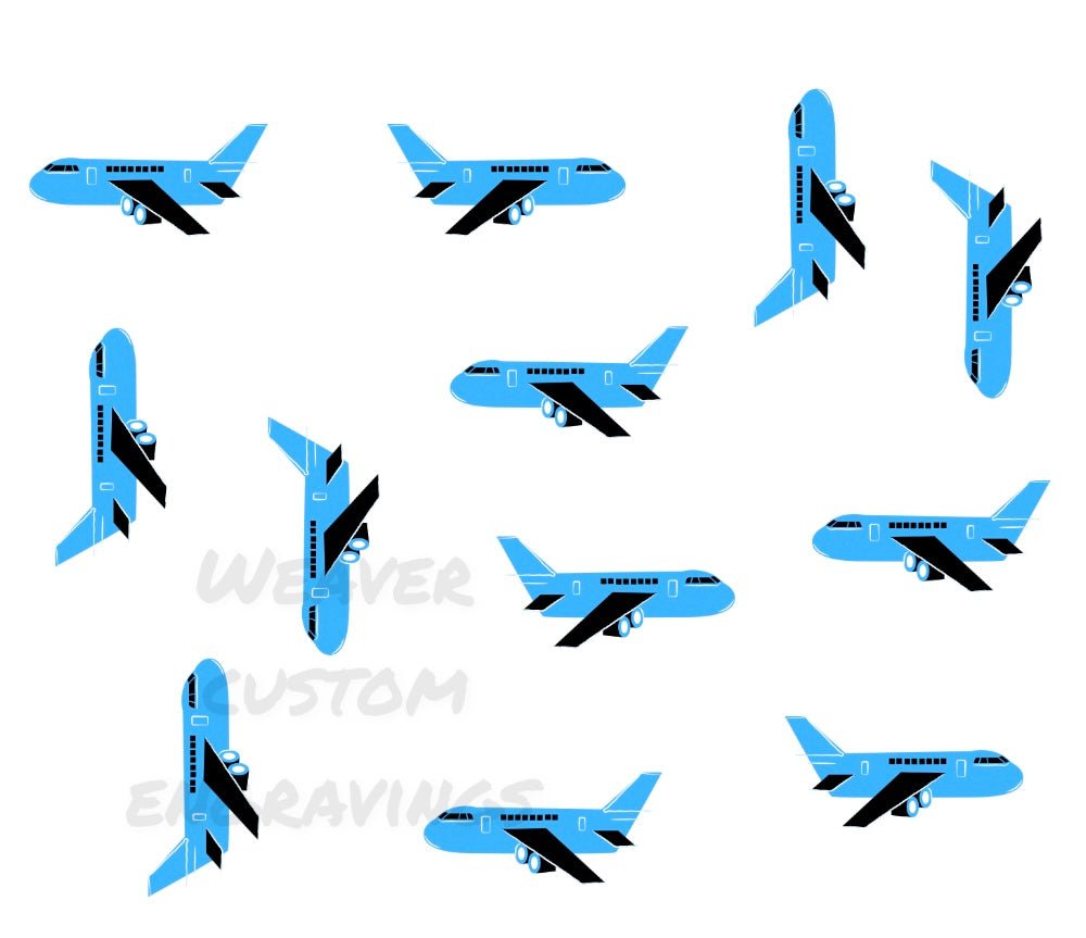 Creative worksheet to learn up, down, left, and right directions through airplane coloring