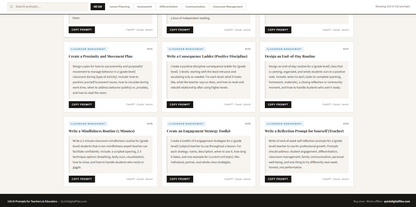 lesson planning AI prompts