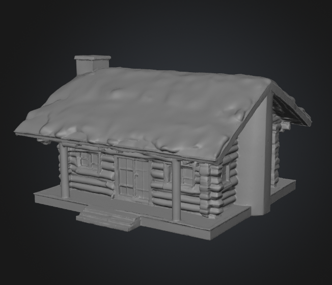 log cabin STL