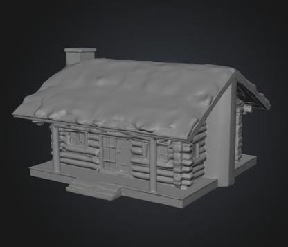 log cabin STL