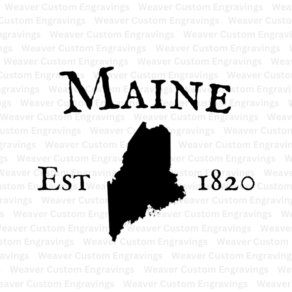 "Celebrate Maine heritage with silhouette SVG/PNG digital art."