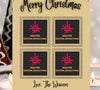 Editable Merry Christmas card template digital download