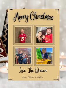 Customizable Merry Christmas greeting template download