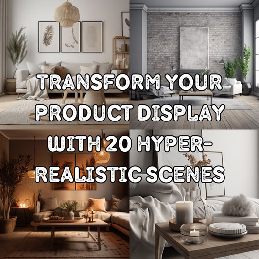 Urban living room product showcase background