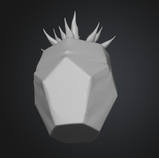 modern polygon plant pot stl file