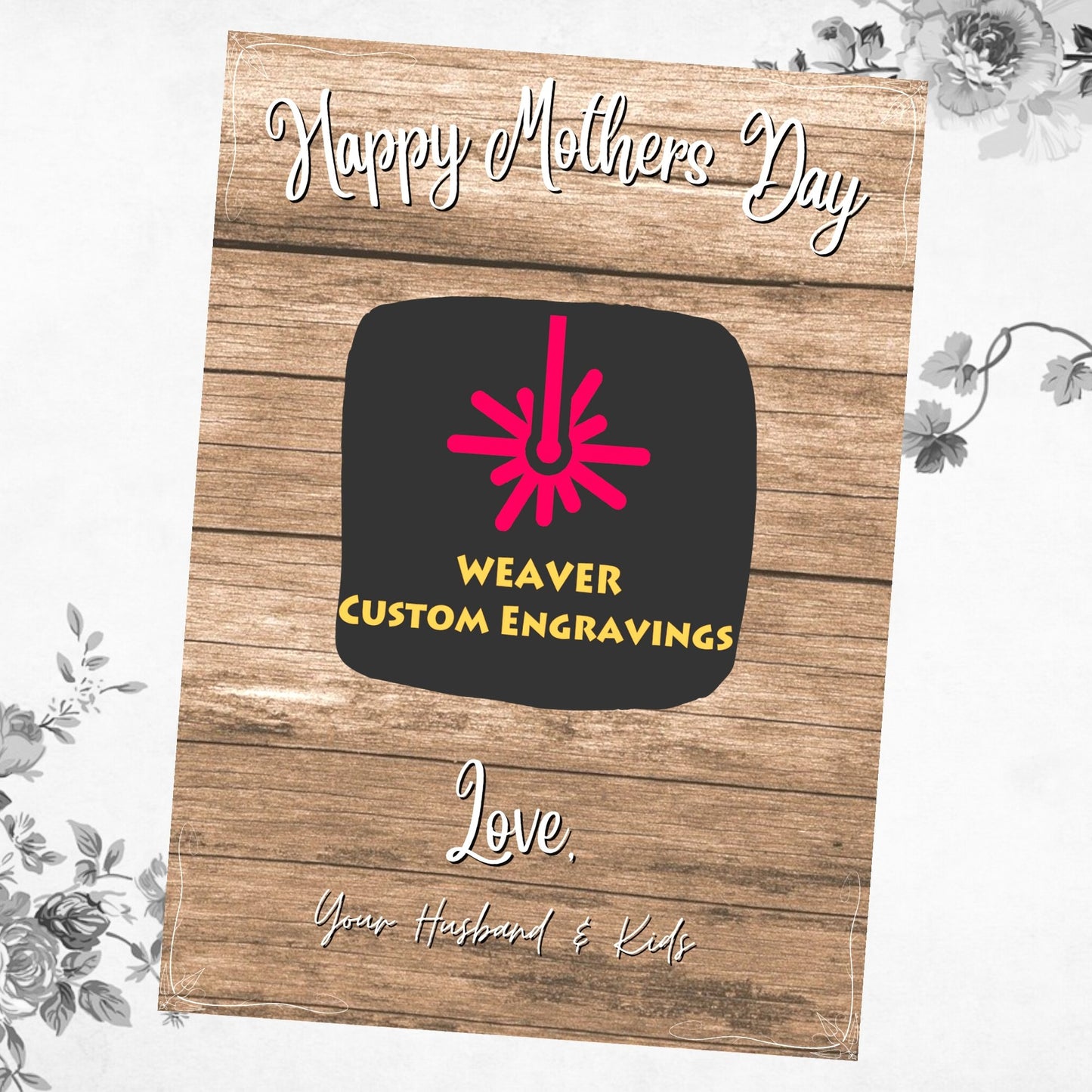 DIY heartfelt Mother's Day card design