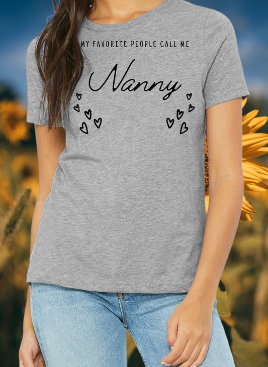 My Favorite People Call Me Nanny JPE PNG SVG PDF