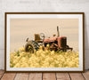 Vintage "Old Rustic Tractor" digital art download in PNG and JPEG.