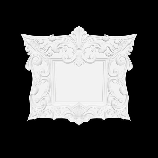 Decorative Victorian frame for 3D printing