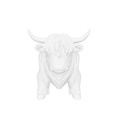 Highland Cow Planter 3D Model: STL GLB OBJ