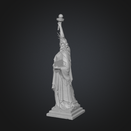 printable statue of liberty 3d model