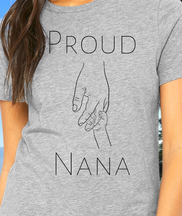 "Elegant Nana silhouette design in SVG, PNG, PDF for crafting."