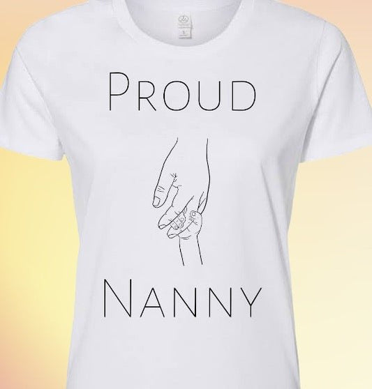 "Elegant nanny silhouette design in SVG, PNG, PDF for crafting."