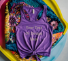 Purple Knotted Tank Top on Floral Fabric Mockup 300dpi png jpeg