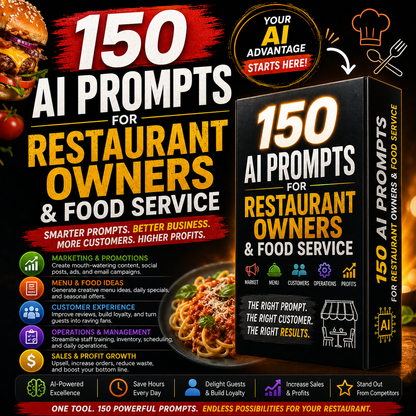 restaurant AI prompts app