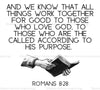 "Digital download of Romans 8:28 scripture in SVG, PNG, PDF formats."